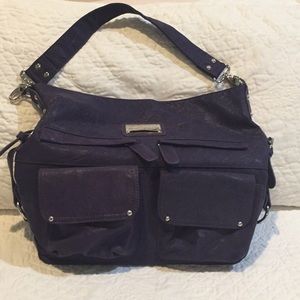 Kelly Moore deep purple bag